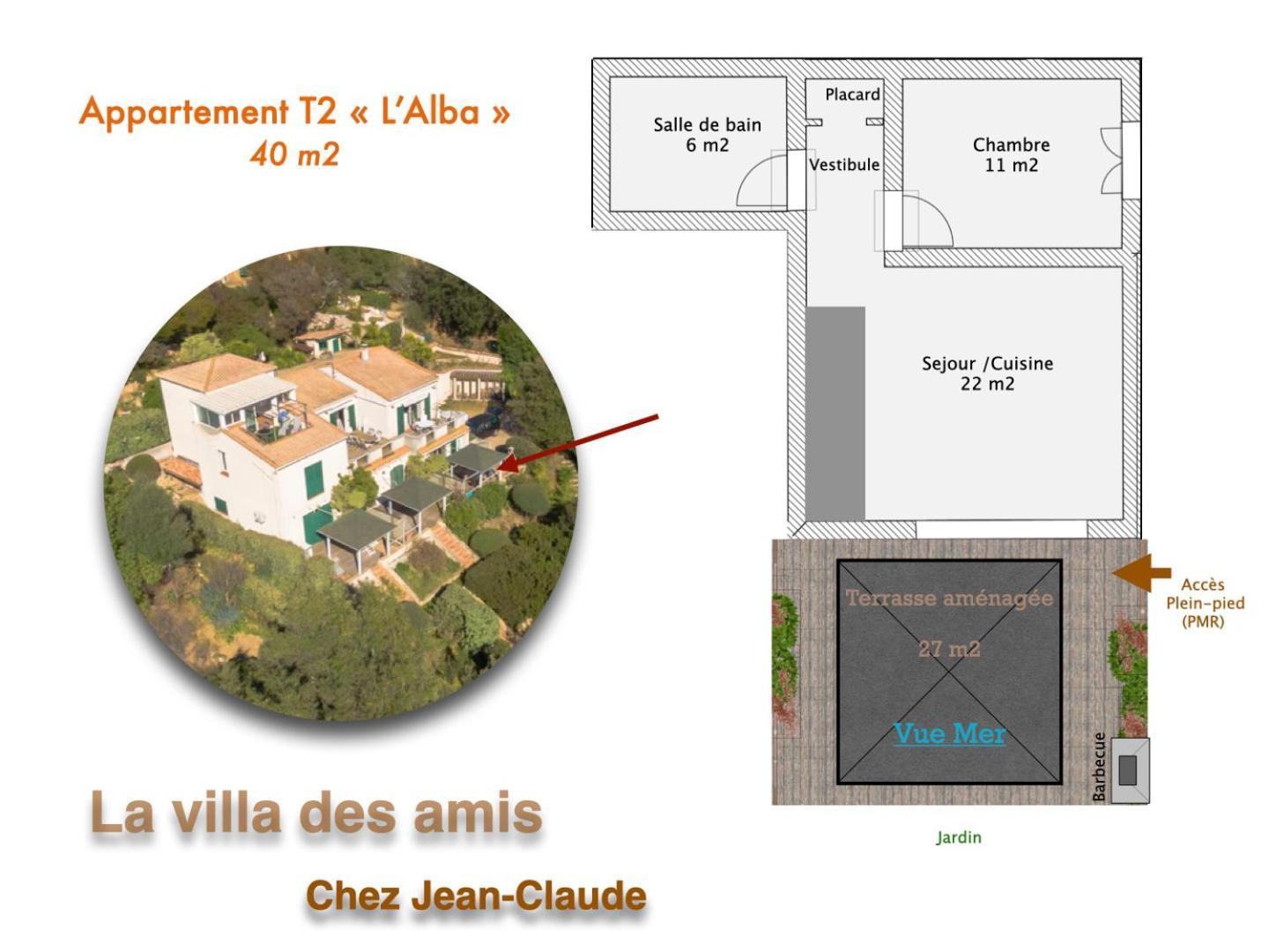 Chez Jean Claude La Villa Des Amis 奥尔梅托 外观 照片